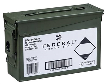 Picture of Federal XM193LC1AC1 American Eagle XM 5.56 NATO 55 gr Full Metal Jacket (FMJ) 20 Bx/ 21 Cs 029465565206