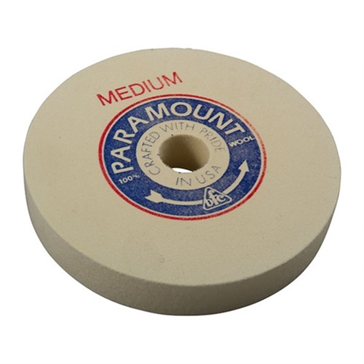 Picture of Bacon Felt Company 6'' MEDIUM FELT POLISHING WHEEL 1'' ARBOR 900682N