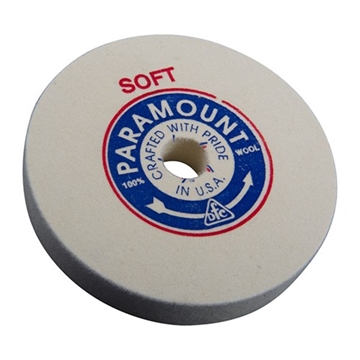 Picture of Bacon Felt Company 6'' SOFT FELT POLISHING WHEEL 1'' ARBOR 900681N