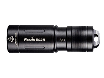 Picture of Fenix E02R RECHARGEABLE EDC FLASHLIGHT BLACK E02RG2BK