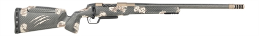 Picture of Fierce Firearms  CT Rival XP 2.0 25 Creedmoor 20" Carbon Fiber Threaded Barrel, Smoked Bronze Cerakote Titanium Drilled & Tapped Receiver, Integral Rail Forend, Desert Shadow Camo Adj Comb Carbon Fibe RIVTCX25CM20BDS