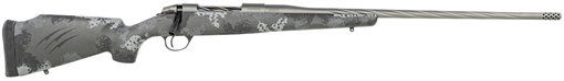 Picture of Fierce Firearms Twisted Edge Full Size 6.5 PRC 4+1 24" Gray Cerakote Steel Receiver, Phantom Camo Carbon Fiber Stock, Right Hand FCETW65PRCTIPH