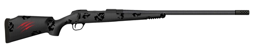 Picture of Fierce Firearms CT Rage 280 Ackley Improved 3+1 24" Carbon Fiber C3 Carbon Fiber Barrel Black Cerakote Titanium Blackout Camo Fixed Fierce Tech C3 Stock Right Hand FCTRG280AI24BBO