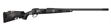 Picture of Fierce Firearms CT Rage 6mm Creedmoor 4+1 24" Carbon Fiber C3 Carbon Fiber Barrel Black Cerakote Titanium Blackout Camo Fixed Fierce Tech C3 Stock Right Hand FCTRG6MMCM24BBO
