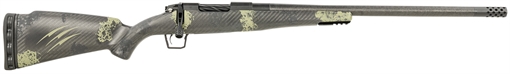 Picture of Fierce Firearms Carbon Rogue Full Size 6.5 PRC 3+1 20" Hand Lapped/Match Grade Threaded Barrel, Black Cerakote Steel Receiver, Forest Camo Fierce Rogue Carbon Fiber Stock ROG65PRC20BF