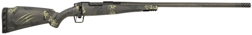 Picture of Fierce Firearms Carbon Rogue Full Size 6.5 PRC 3+1 24" Hand Lapped/Match Grade Threaded Barrel, Black Cerakote Steel Receiver, Forest Camo Fierce Rogue Carbon Fiber Stock ROG65PRC24BF