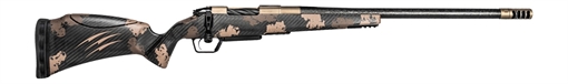Picture of Fierce Firearms ROGSCMX22CM18BRS Carbon Mini Rogue XP 22 Creedmoor 3+1 18" Carbon Fiber Match Grade Barrel, Smoked Bronze Cerakote Steel Drilled & Tapped Receiver, Sonora Ambush Camo Adj Comb & BiPod