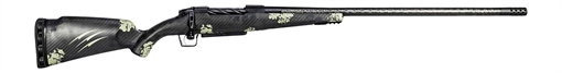 Picture of Fierce Firearms ROGSCX65PRC20BF Carbon Rogue XP 6.5 PRC 3+1 20" Carbon Fiber Match Grade Threaded Barrel, Black Cerakote Steel Drilled & Tapped Receiver, BiPod Rail Forend, Forest Camo Fixed Carbon Fi