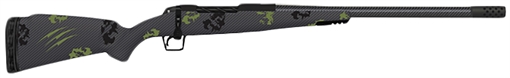 Picture of Fierce Firearms CT Rogue 7mm BC 22" Black Cerakote C3 Carbon Fiber Threaded Barrel, Black Cerakote Drilled & Tapped Titanium Receiver, LR Negative Comb Forest Camo Carbon Fiber Stock TROG7MMBC22BF