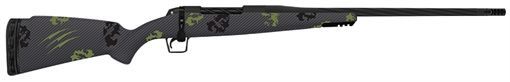 Picture of Fierce Firearms Twisted Rogue 7mm BC 20" Armour Lube Black Steel Threaded Barrel, Drilled & Tapped Steel Receiver, LR Negative Comb Forest Camo Carbon Fiber Stock TWROG7MMBC20BF