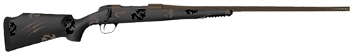 Picture of Fierce Firearms Twisted TI Rogue 7mm PRC 22" Black Cerakote Steel Threaded Barrel, Black Cerakote Drilled & Tapped Titanium Receiver, LR Negative Comb Trophy Camo Carbon Fiber Stock TWTROG7PRC22BT