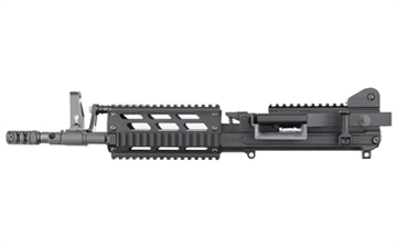 Picture of FightLite (MCR) Mission Configurable Rifle, Milspec Complete Upper Receiver, 556NATO, 12.5" Threaded Barrel, Dual Feed, Picatinny Rail, Dry Film Lubrication, Fits AR-15 Lower Receiver, Anodized Finish, Black MCR-556-DFRS