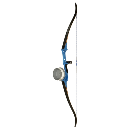 Picture of Fin-Finder Fin Finder Bank Runner Bowfishing Recurve Package with Drum Reel Package Blue 58 in. 35 lbs. RH 81401