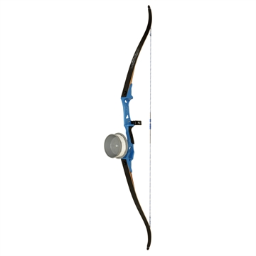 Picture of Fin-Finder Fin Finder Bank Runner Bowfishing Recurve Package with Drum Reel Package Blue 58 in. 35 lbs. RH 81401