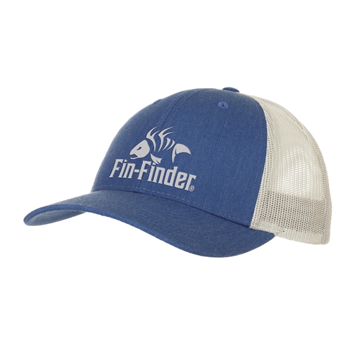 Picture of Fin Finder Logo Hat Heathered Royal/Light Grey 811314026576