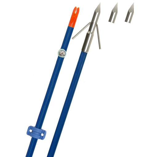 Picture of Fin Finder Raider Pro Bowfishing Arrow Blue with Riptide Point 811314026606