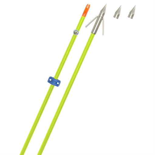 Picture of Fin Finder Raider Pro Bowfishing Arrow Flo Green with Big Head 811314026590