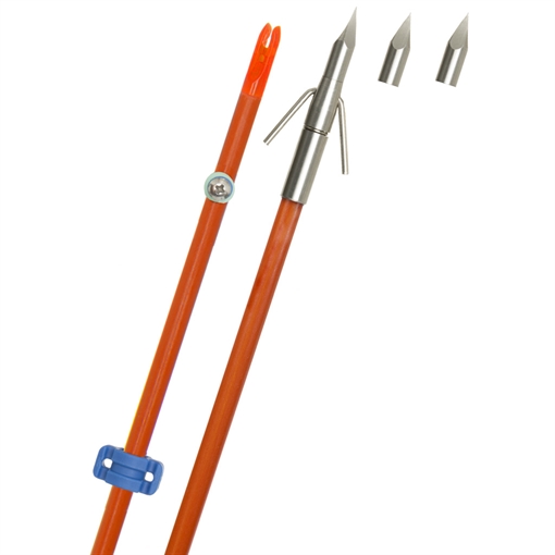 Picture of Fin-Finder Fin Finder Raider Pro Bowfishing Arrow Orange with Riptide Pro Point 60852