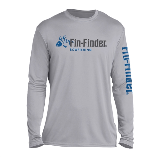 Picture of Fin Finder Skulls Performance Longsleeve Grey 2X-Large 811314029898