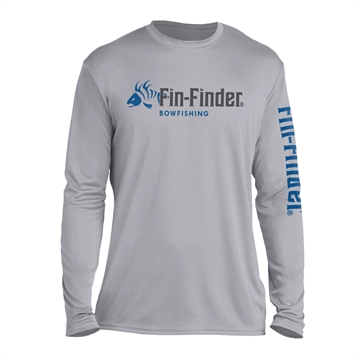 Picture of Fin Finder Skulls Performance Longsleeve Grey Medium 811314029867
