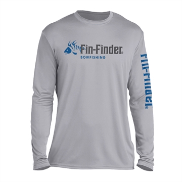 Picture of Fin Finder Skulls Performance Longsleeve Grey X-Large 811314029881
