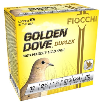 Picture of FIO 12DD1568  GLD DOVE   12 2.75 6+8   1-1/5 25/10