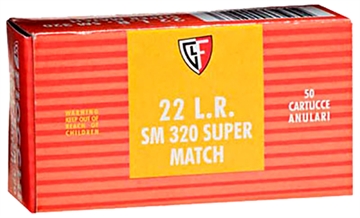 Picture of Fiocchi Exacta Super Match Exacta Rifle .22 LR 40 gr LRN Rimfire Ammo- 50/box 22SM320