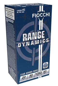 Picture of Fiocchi Field Dynamics High Velocity 22LR 40gr Lead Round Nose 50 Per Box/100 Case 22FLRN