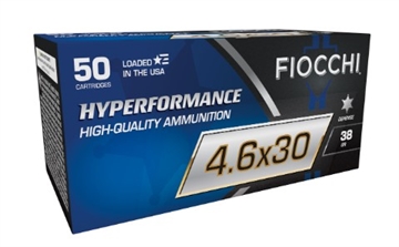 Picture of Fiocchi Hyperformance 4.6x30mm 38gr Tipped Hollow Point 50 Per Box/20 Case 46EXD