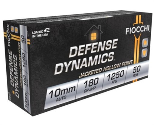 Picture of FIOCCHI 10 AUTO 180GR JHP 50RD BX/500RD CASE 10APHP