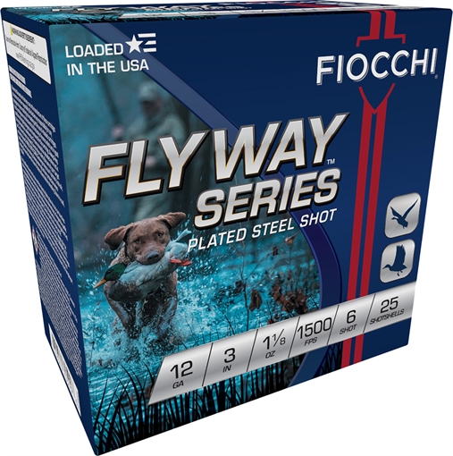 Picture of Fiocchi Fiocchi Flyway Shotgun Loads 12 ga. 3 in. 1 1/8 oz. 1500 FPS 6 Shot 25 rd. 123ST6