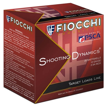Picture of Fiocchi Shooting Dynamics Target 12Gauge 2.75" 7/8oz 8Shot 25 Per Box/10 Case 12SD78H8
