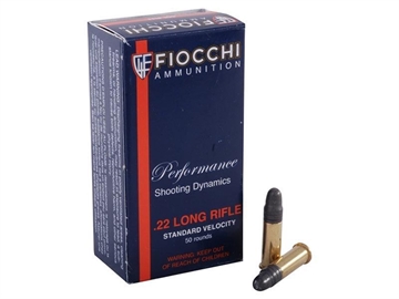 Picture of Fiocchi .22 Long Rifle 40 Grain Lead RN 980FPS Match Ammo (Box of 50 Round) FIO-22M300