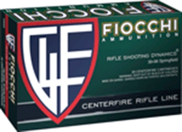Picture of Fiocchi Ammunition 30-06 Springfield 180 Grain Boat Tail Pointed Soft Point 20 Round Box FIO-3006D