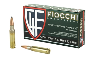 Picture of Fiocchi Field Dynamics 308Win 150gr Pointed Soft Point 20 Per Box/10 Case 308B