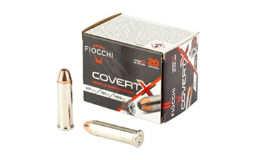 Picture of Fiocchi Ammunition COVERT X, 357 Magnum, 125 Grain, Jacketed Hollow Point, 20 Round Box 357CCWA