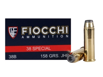 Picture of Fiocchi .38 Special Pistol Shooting Dynamics 158 Grain JHP (Box of 50) FIO-38B