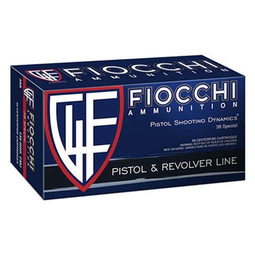 Picture of FIOCCHI 38 SPL 130 GR FMJ 38A