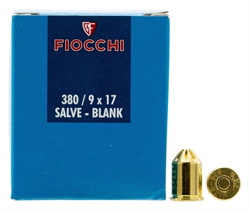 Picture of Fiocchi Pistol Blank 380RimmedShort 50 Per Box/30 Case 380BLANK