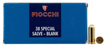 Picture of Fiocchi Pistol Blank 38Special 50 Per Box/20 Case 38BLANK