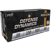 Picture of Fiocchi Defense Dynamics 38Special 158gr Jacketed Hollow Point 50 Per Box/20 Case 38B