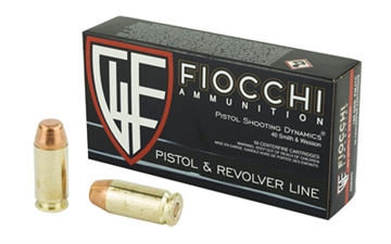 Picture of Fiocchi Range Dynamics 40S&W 180gr Full Metal Jacket Truncated Cone 50 Per Box/20 Case 40SWD