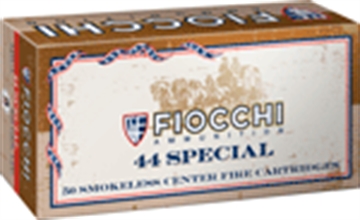 Picture of Fiocchi Cowboy Action 44S&WSpl 210gr Lead Flat Point 50 Per Box/10 Case 44SCA