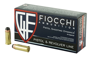 Picture of Fiocchi Defense Dynamics 44S&WSpl 200gr Semi Jacketed Hollow Point 50 Per Box/10 Case 44SA500