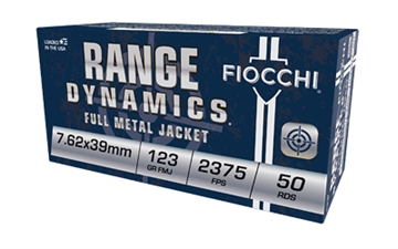 Picture of Fiocchi Ammunition Fiocchi Rifle, 7.62X39, 123 Grain, Full Metal Jacket, 50 Round Box 762SX39A 762X39A