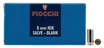 Picture of Fiocchi Pistol Blank 8mm 50 Per Box/20 Case 8MMBLANK