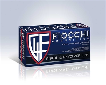 Picture of Fiocchi 9 mm 115 Grain Full Metal Jacket Copper Ammo (Box of 50 Round) FIO-9APCMJ
