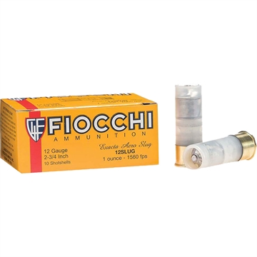 Picture of Fiocchi Defense Dynamics Aero 12Gauge 2.75" 1oz RifledSlug Shot 10 Per Box/25 Case 12SLUG