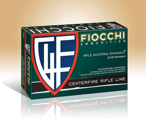 Picture of Fiocchi Ammunition 25-06 Rem 117 Grain Silver State Armory Polymer Tip 20 Round Box FIO-2506HSA