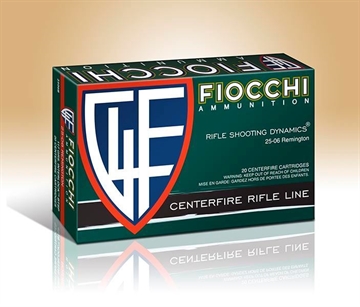 Picture of Fiocchi Ammunition 25-06 Rem 117 Grain Silver State Armory Polymer Tip 20 Round Box FIO-2506HSA